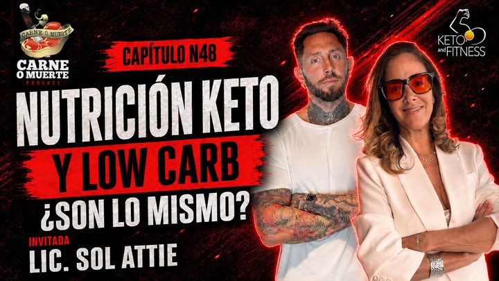 Portada del episodio 48: Nutrición keto y low carb: ¿son lo mismo?