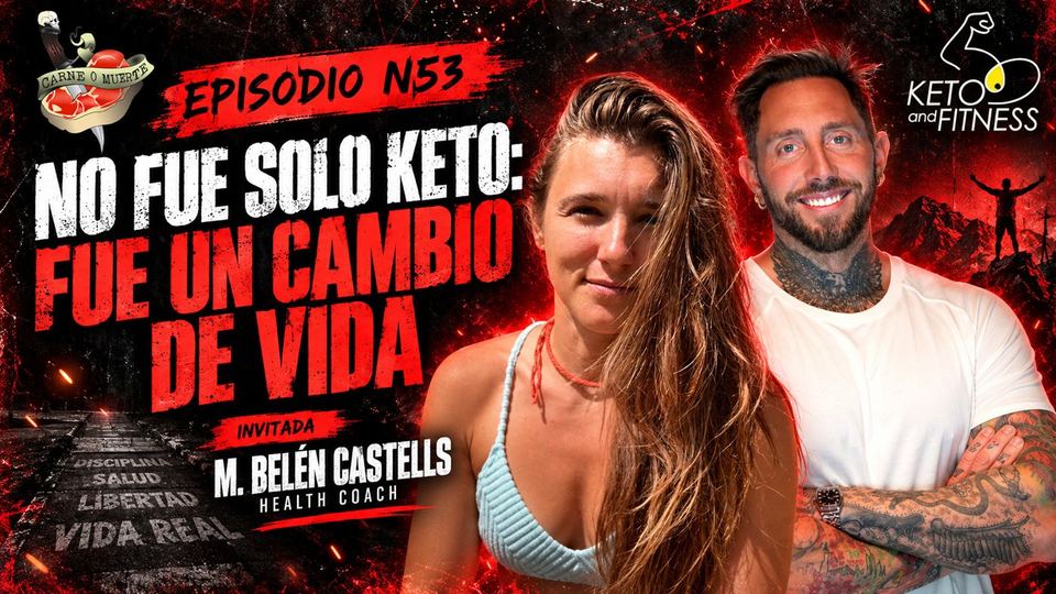 Portada del episodio 53: No fue solo keto, fue un cambio de vida, con M. Belén Castells